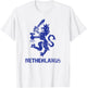Netherlands Flag Dutch Lion Nederland International Country T-Shirt - T-Shirt | White