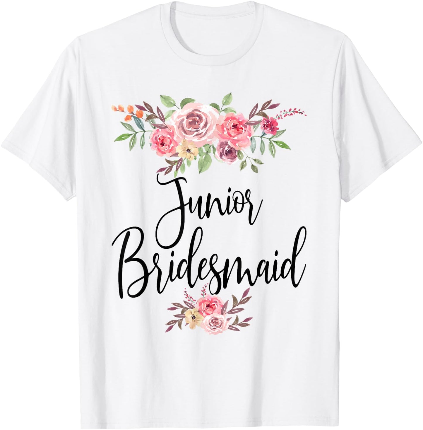 Junior Bridesmaid Wedding Bridal Party T-Shirt - T-Shirt | White