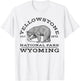 Yellowstone National Park Bear Wyoming Hike Outdoors T-Shirt - T-Shirt | White