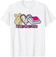 Peace Love Read Book Lover Funny Reading Hippie Heart T-Shirt - T-Shirt | White