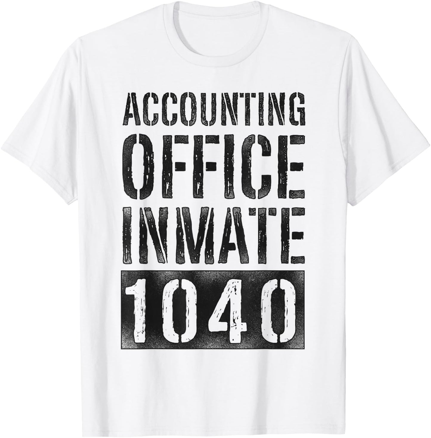 Accountant Bookkeeper Accounting Prison Jail Halloween T-Shirt - T-Shirt | White