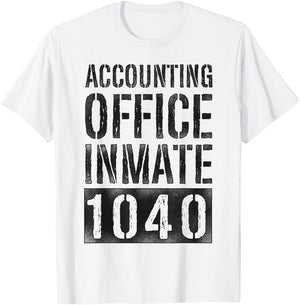 Accountant Bookkeeper Accounting Prison Jail Halloween T-Shirt - T-Shirt | White