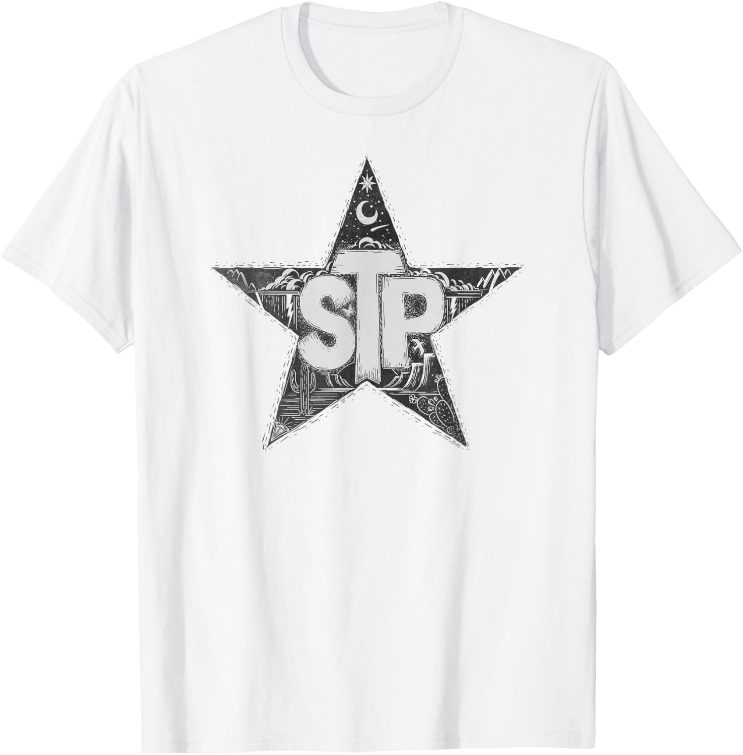 Stone Temple Pilots – Desert Star T-Shirt - T-Shirt | White