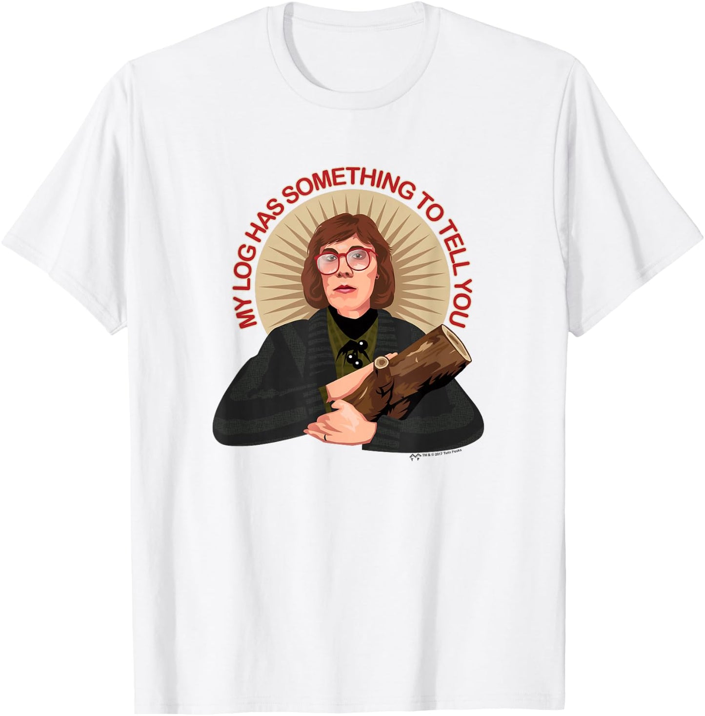 Twin Peaks Log Lady T-Shirt - T-Shirt | White