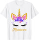 Mamacorn Cute Unicorn Mom Mother of the Unicorn Girl Mommy T-Shirt - T-Shirt | White
