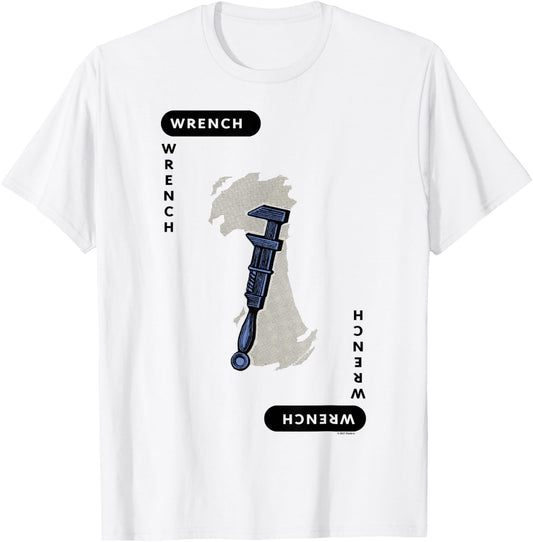 Clue Wrench Playing Card Halloween Costume T-Shirt - T-Shirt | White
