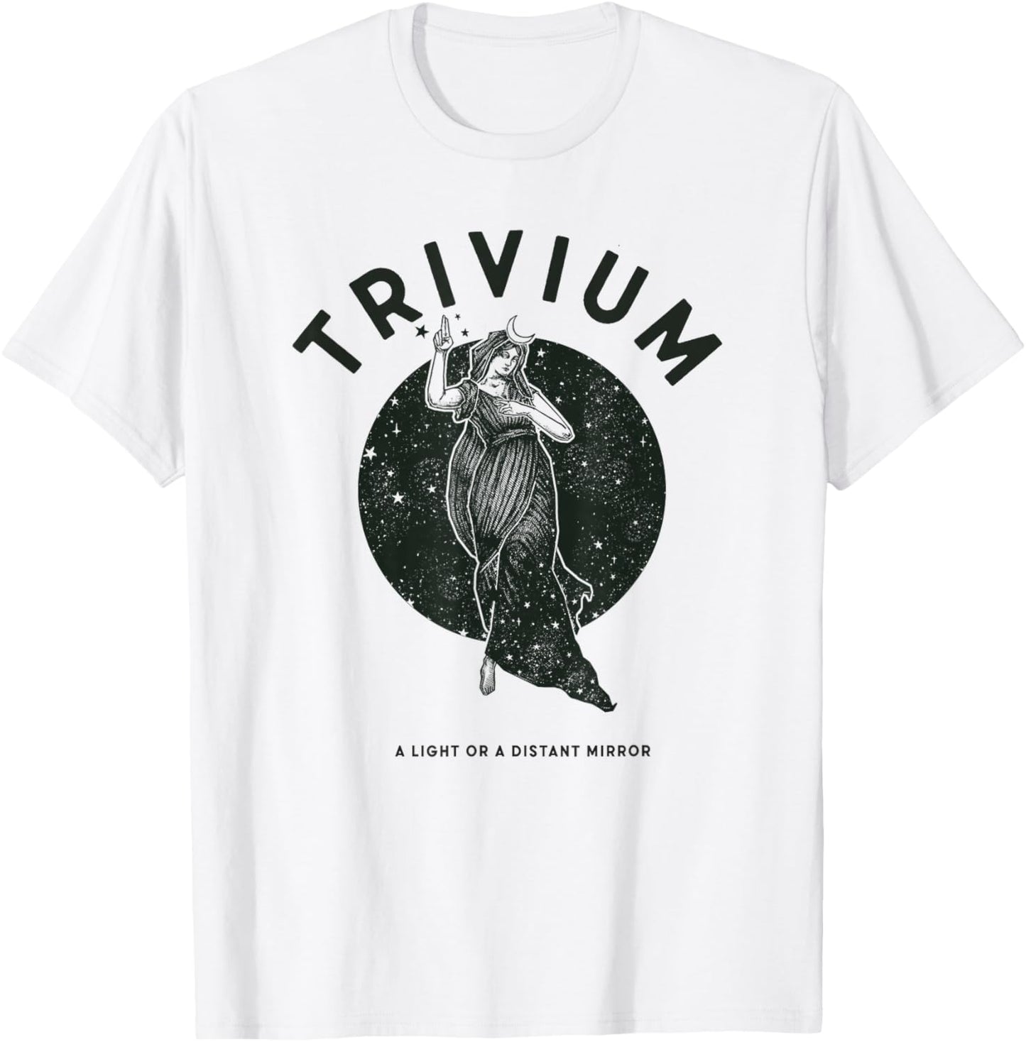 Trivium Moon Goddess T-Shirt - T-Shirt | White
