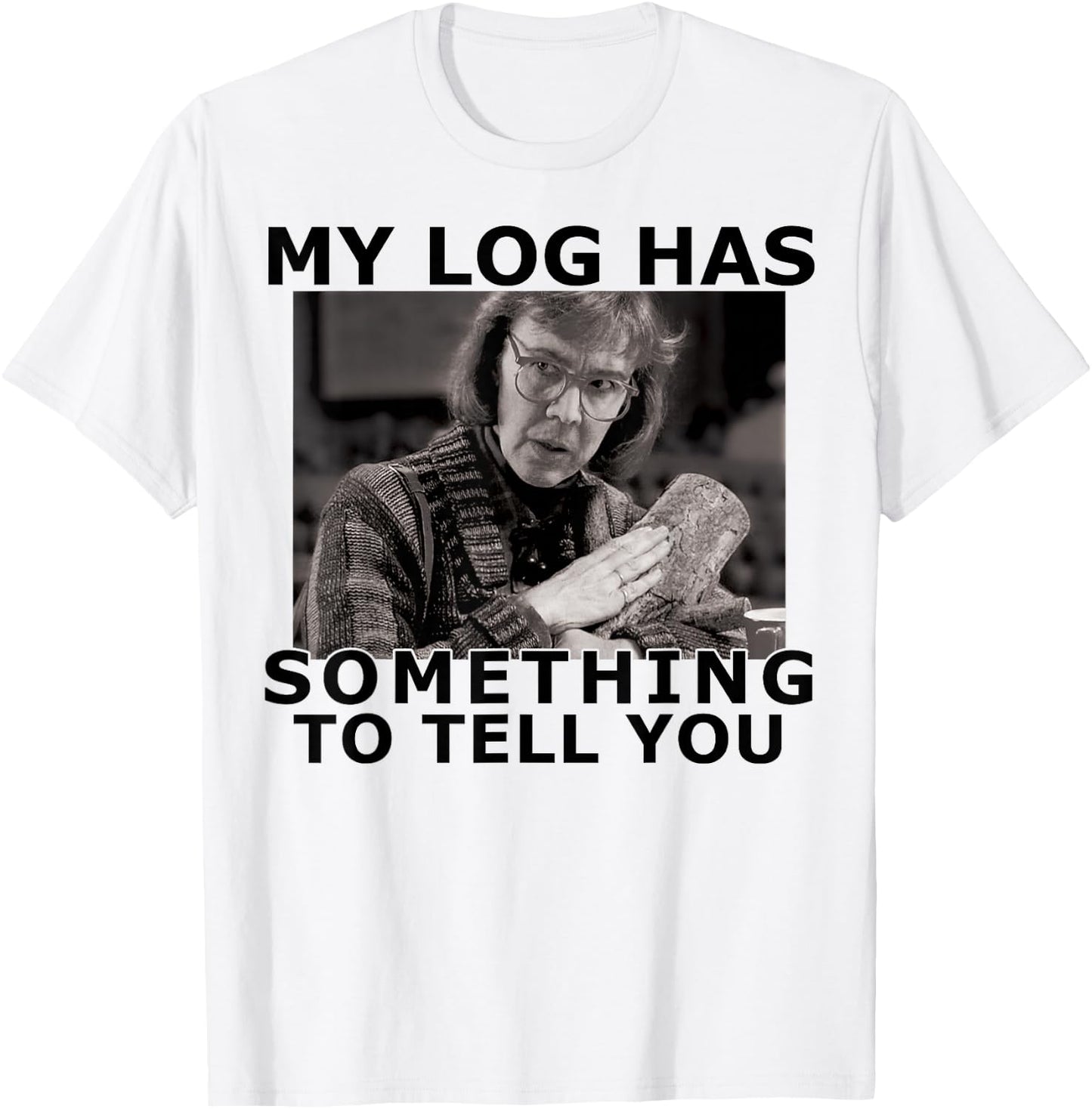 Twin Peaks My Log Has Something To Tell You Graphic T-Shirt - T-Shirt | White