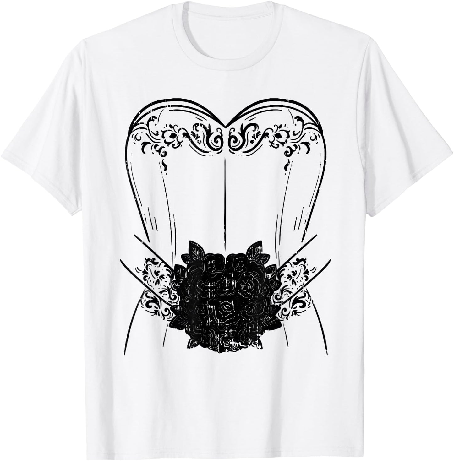 Hen Party Wedding Dress Wedding Hen Party T-Shirt - T-Shirt | White