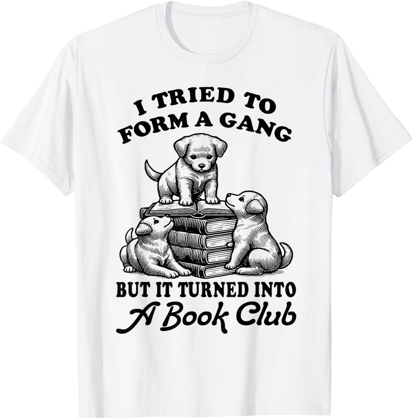 Book Lover Library Reading Funny Bookish Literature Reader T-Shirt - T-Shirt | White