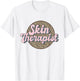 Skin Therapist Esthetician Leopard Skincare T-Shirt - T-Shirt | White
