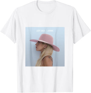 Lady Gaga Official Joanne Album Art Small T-Shirt - T-Shirt | White