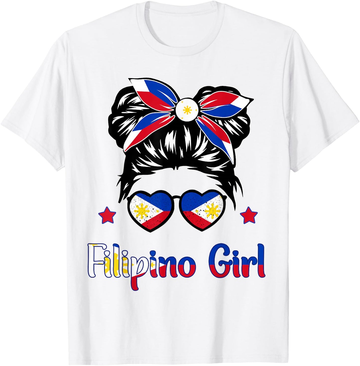 Toddler Filipino Filipina Girl Kid Men Philippine Flag T-Shirt - T-Shirt | White