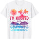 I'm Booked For Summer Tie Dye Beach Vacation Reading Lover T-Shirt - T-Shirt | White