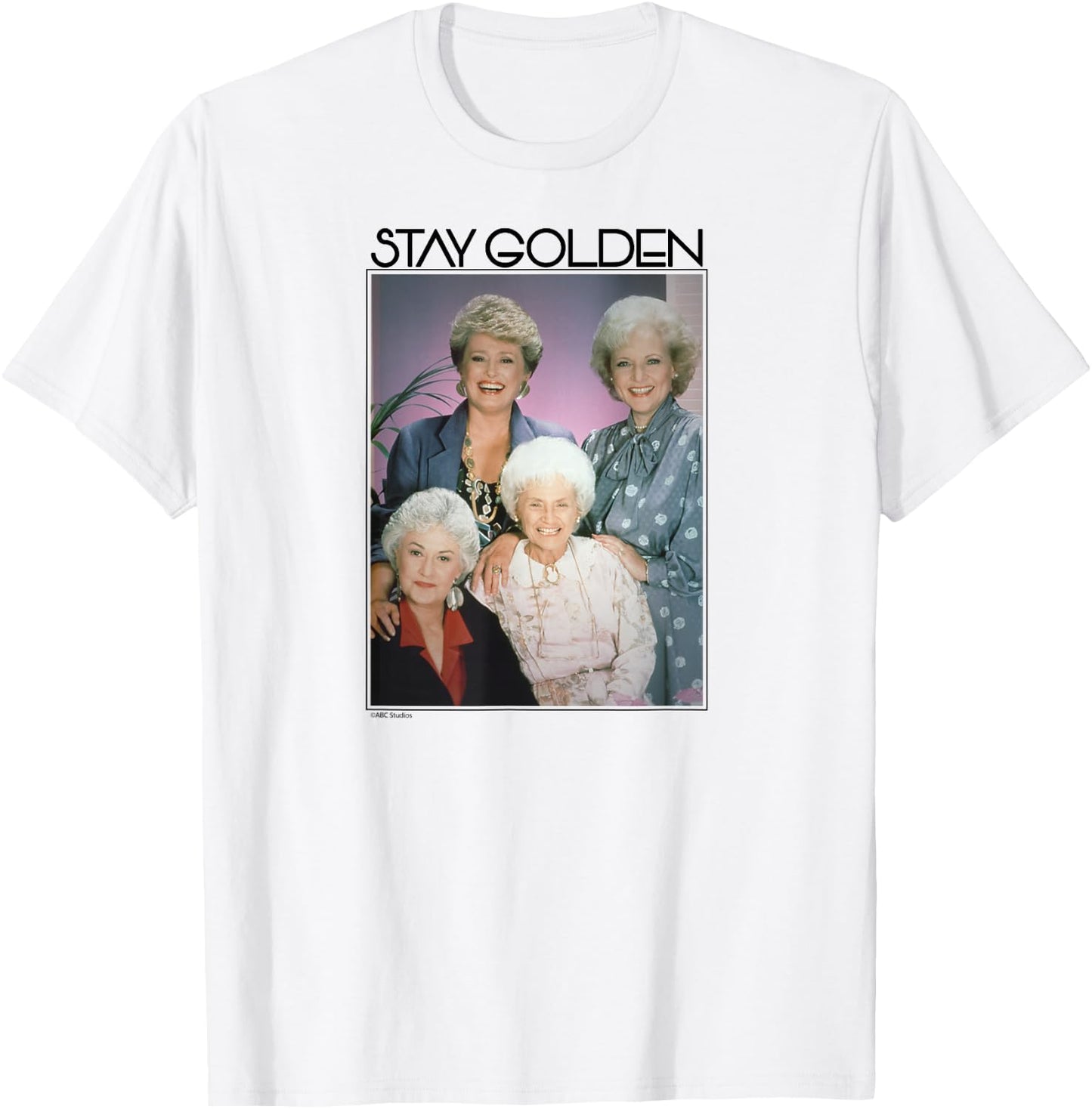The Golden Girls - Stay Golden T-Shirt - T-Shirt | White