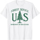US Forest Service (Distressed Green) T-Shirt - T-Shirt | White