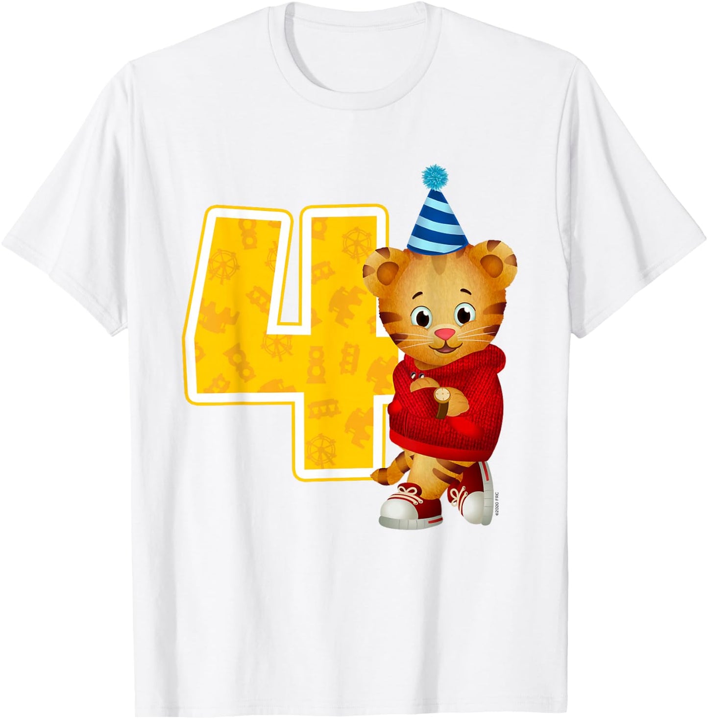 Daniel Tiger's Neighborhood: My 4th Birthday T-Shirt - T-Shirt | White