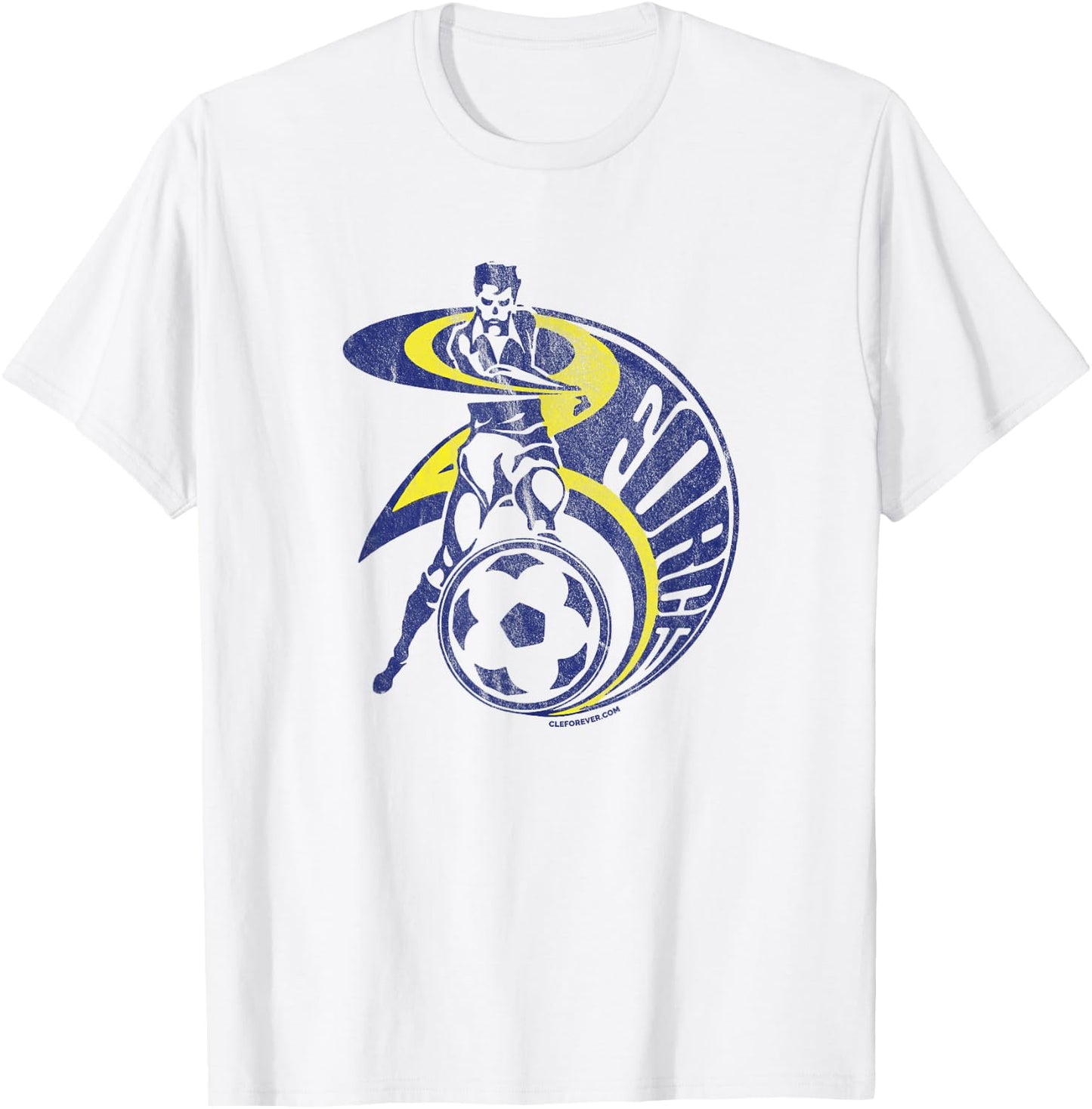 80's Cleveland Shirt Force Soccer T-Shirt - T-Shirt | White