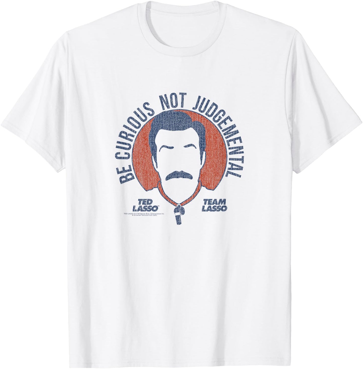 Ted Lasso Be Curious Not Judgemental Small T-Shirt - T-Shirt | White