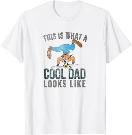 Disney Cool Dad Goofy T-Shirt - T-Shirt | White