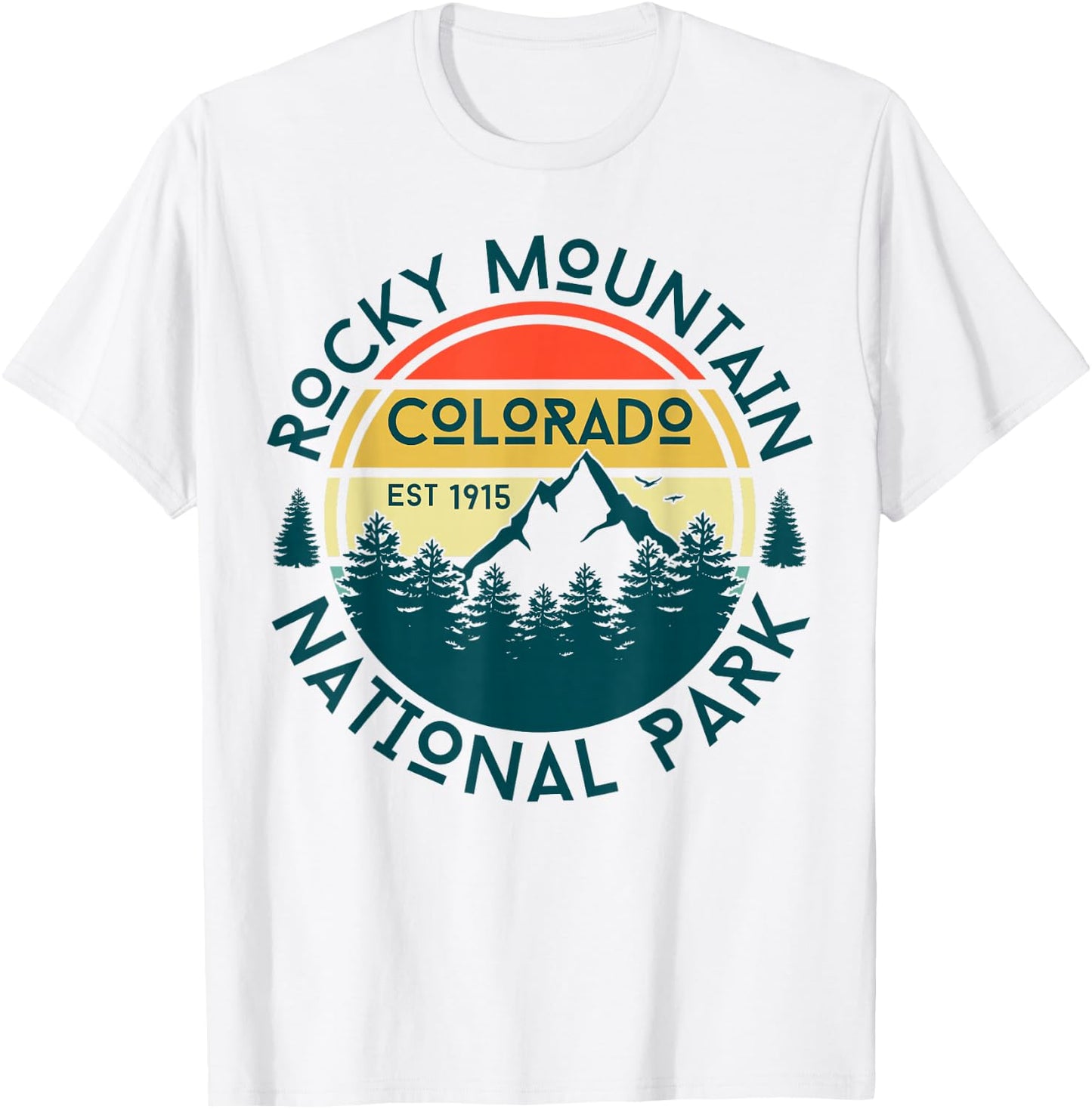 Rocky Mountain National Park T-Shirt - T-Shirt | White