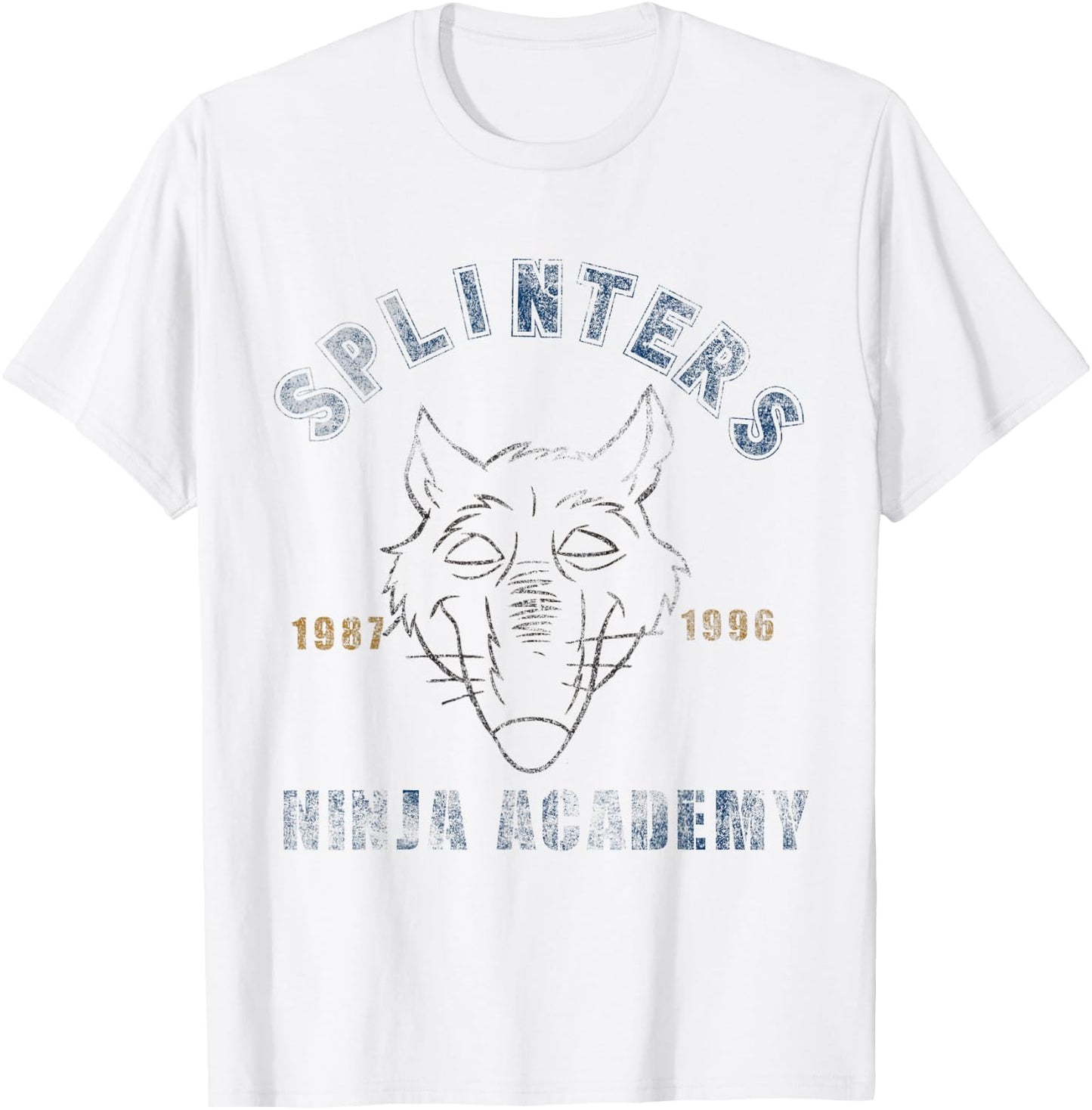 TMNT Splinters Ninja Academy 1987-1996 T-Shirt - T-Shirt | White