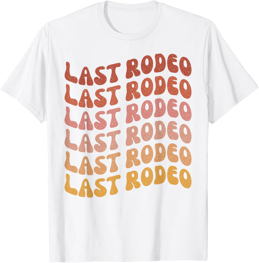 Last Rodeo Bachelorette Party Outfit Favor | Nash Bash Bride T-Shirt - T-Shirt | White