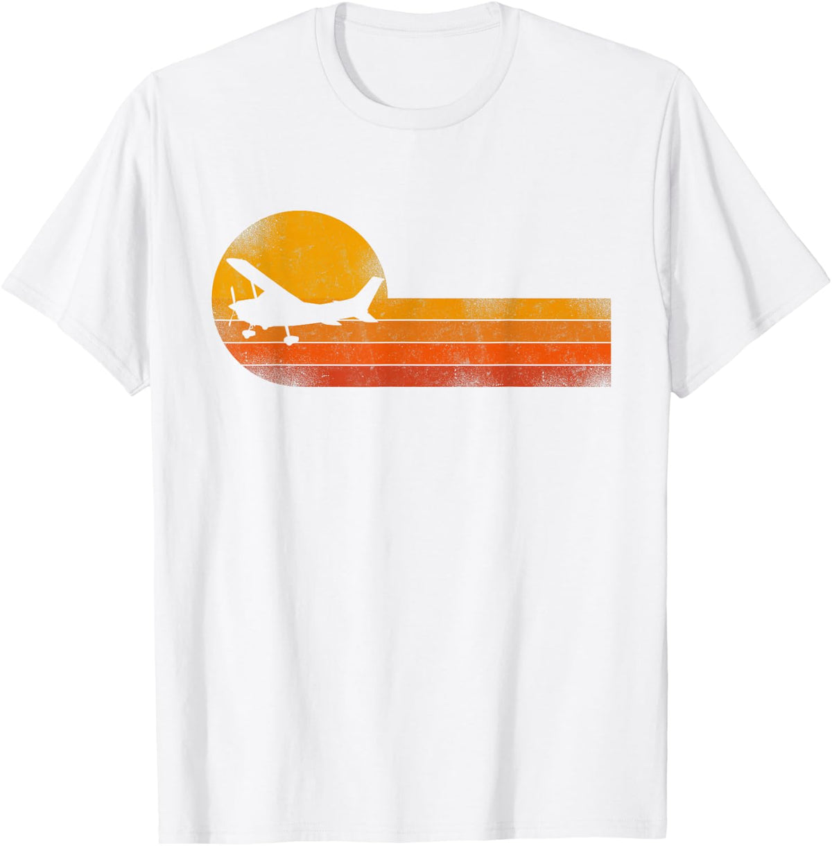 Commercial Aircraft Aviation Plane Pilot HD0 Airplane Pilot Vintage T-Shirt - T-Shirt | White
