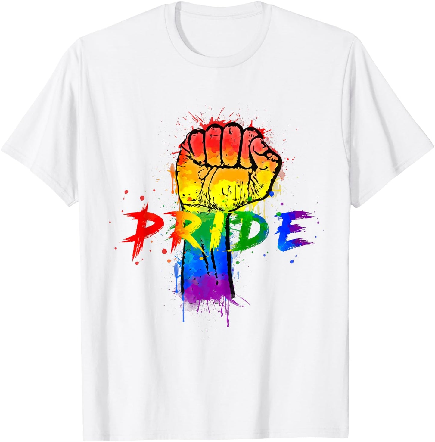 Gay Pride LGBT for Gays Lesbian Trans Pride Month T-Shirt - T-Shirt | White