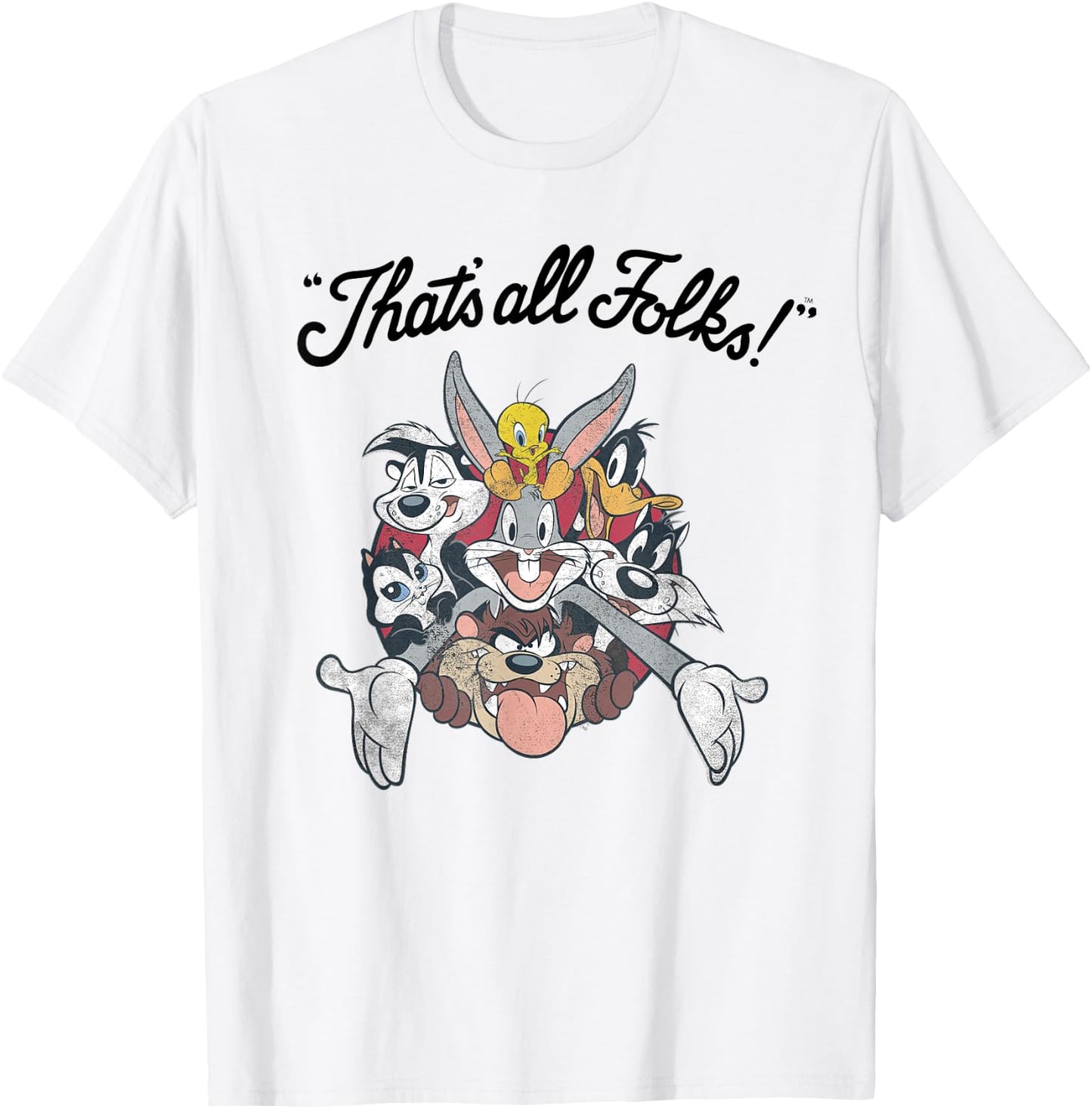 All Stars That's All Folks T-Shirt - T-Shirt | White