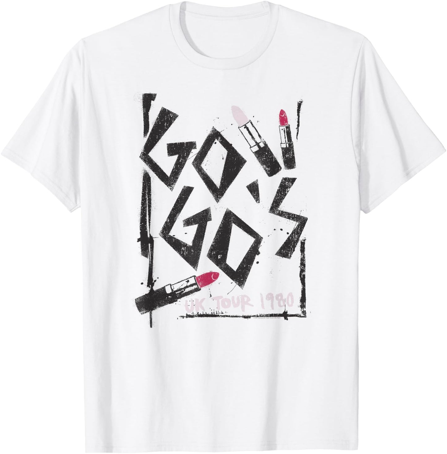 The Go-Go's - UK 1980 Tour T-Shirt - T-Shirt | White