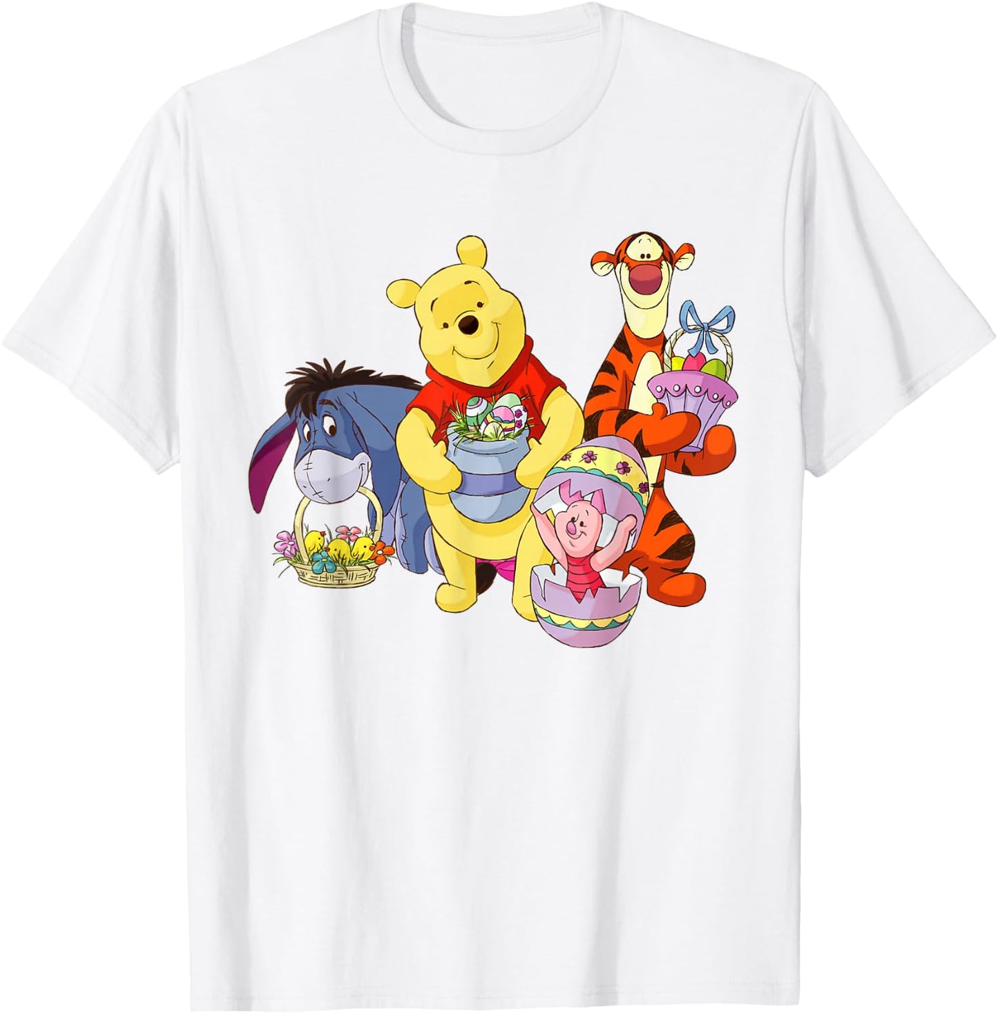 Winnie The Pooh - Easter Characters T-Shirt - T-Shirt | White