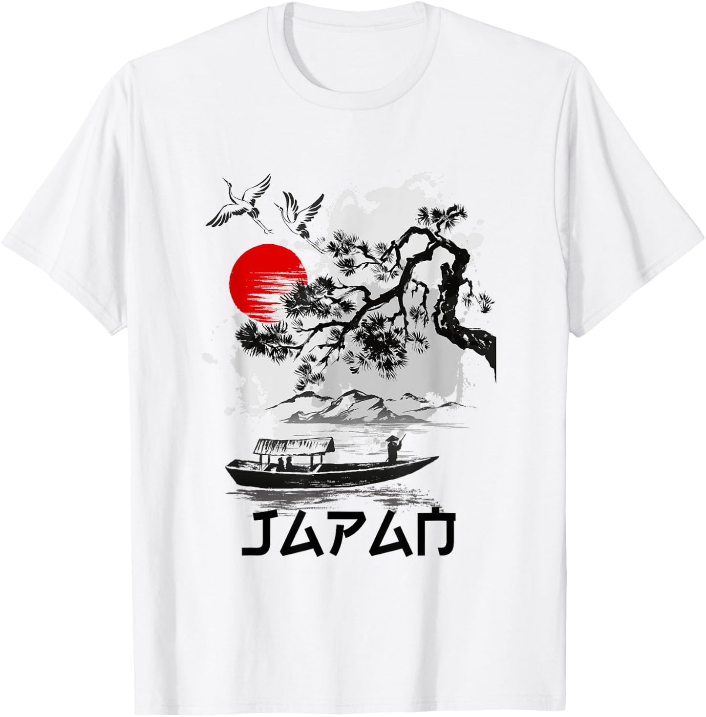 I Love Japan Nature And Culture, Tokyo Japan Graphic Design T-Shirt - T-Shirt | White