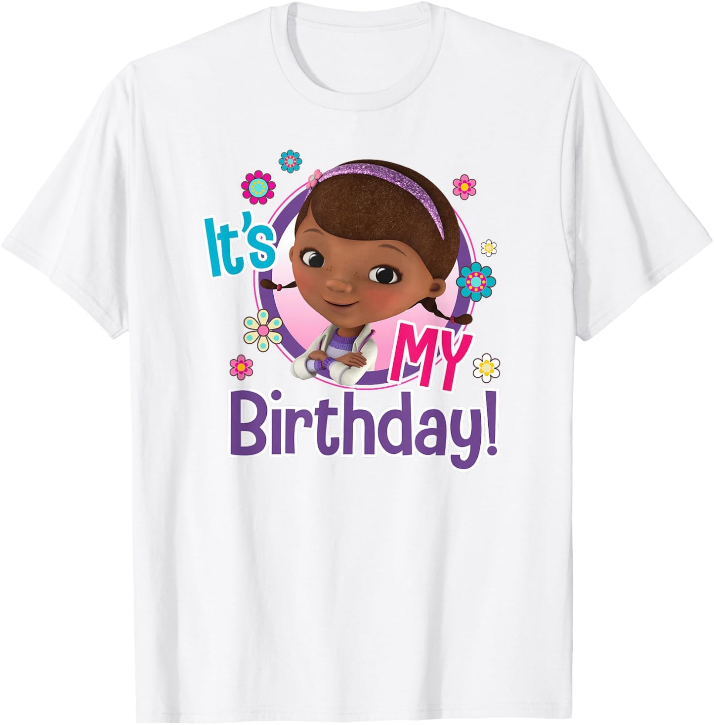 Disney - Junior Doc Its My Birthday T-Shirt - T-Shirt | White