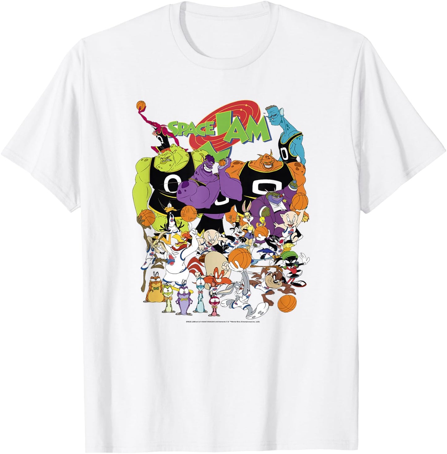 Space Jam Classic Monstars and Looney Tunes Game Day T-Shirt - T-Shirt | White