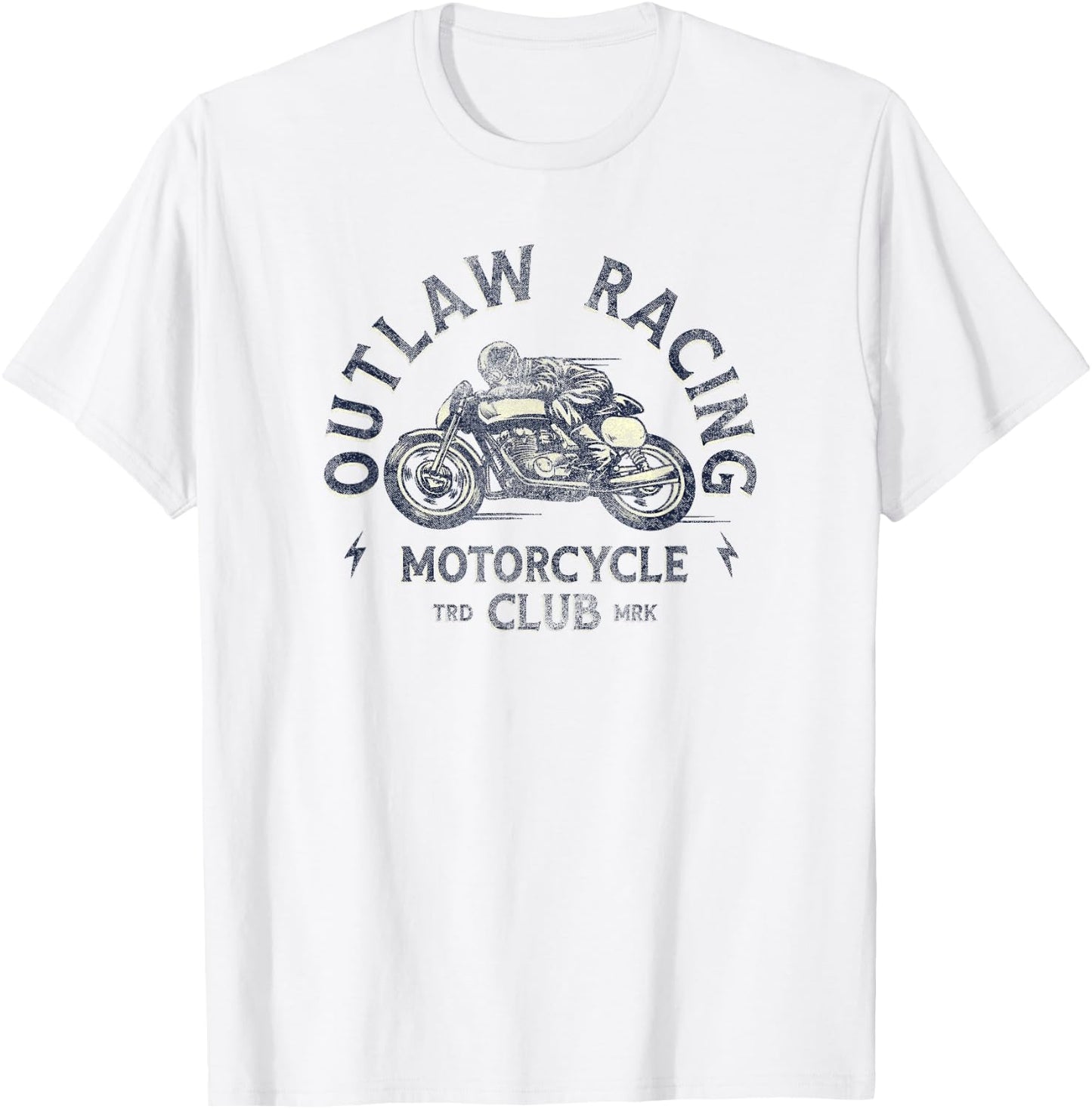 Outlaw Racing Motorcycle Club T-Shirt - T-Shirt | White