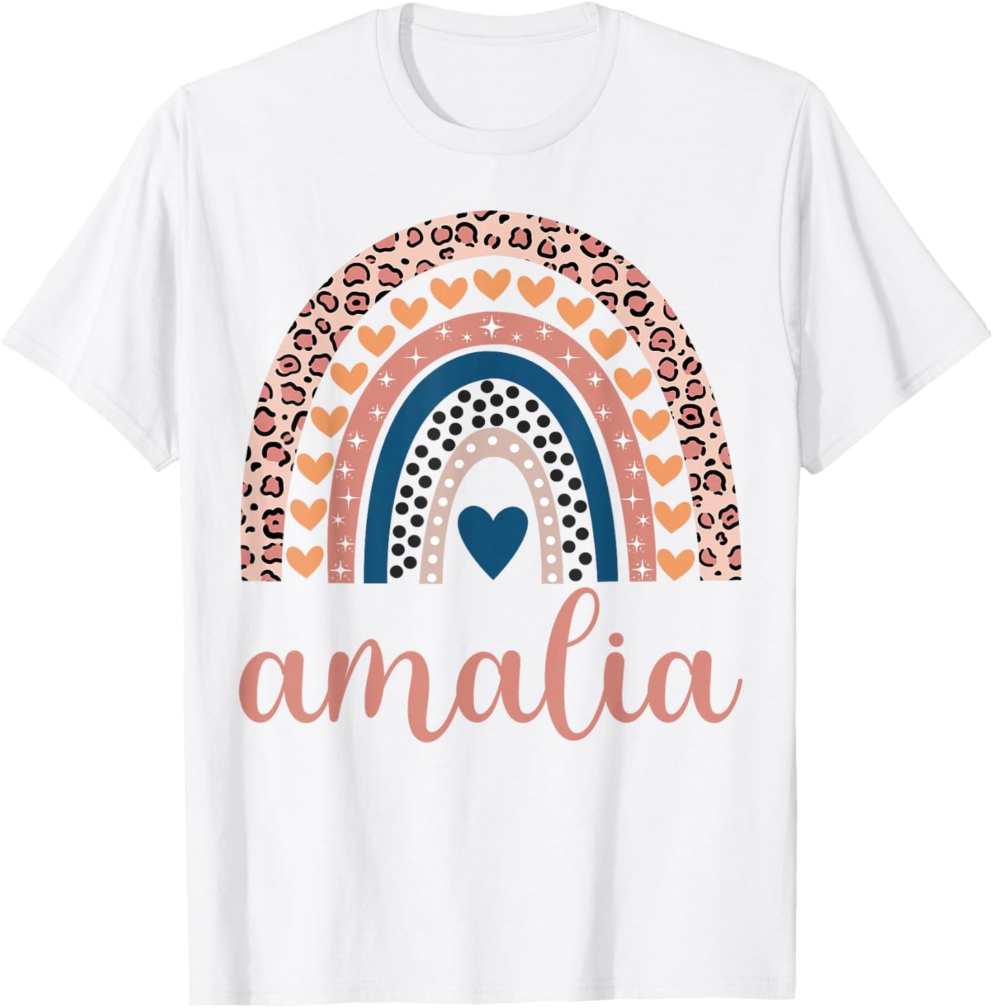 Amalia Amalia Name Birthday Shirt Gift T-Shirt - T-Shirt | White