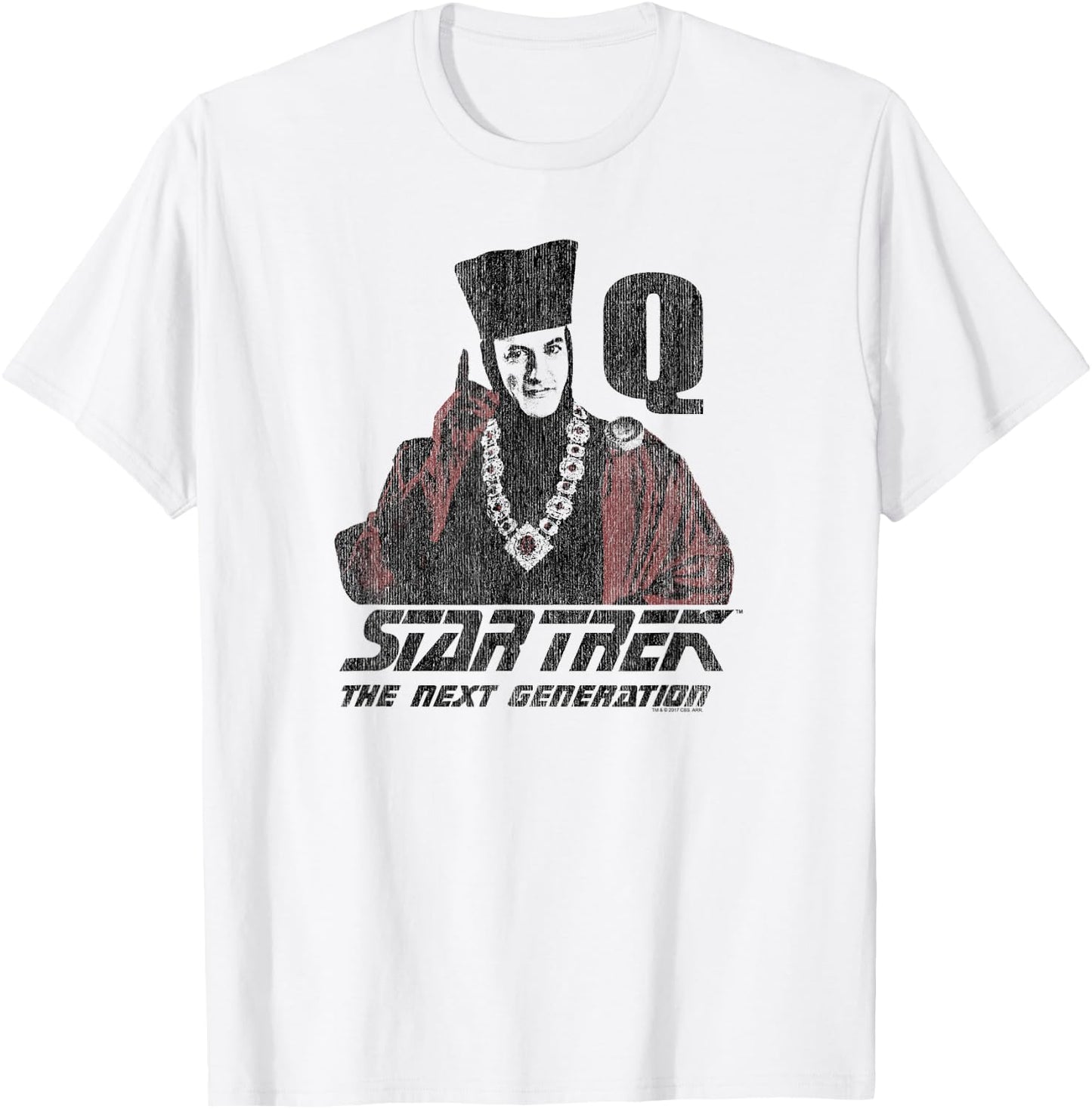 Star Trek Q Point T-Shirt - T-Shirt | White
