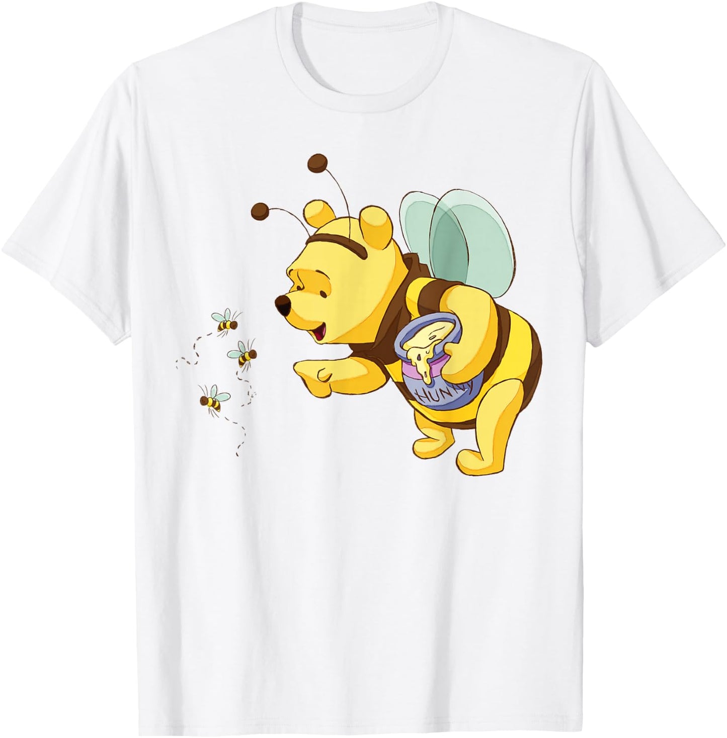 Winnie The Pooh - Pooh Honey Bee Costume T-Shirt - T-Shirt | White