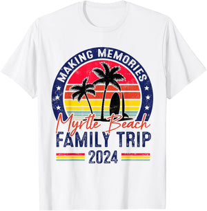 Myrtle Beach Family Trip 2024 Matching Vacation Summer 2024 Women Kids T-Shirt - T-Shirt | White