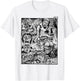 Vintage Zombie Night at the Cemetery The Living Dead T-Shirt - T-Shirt | White