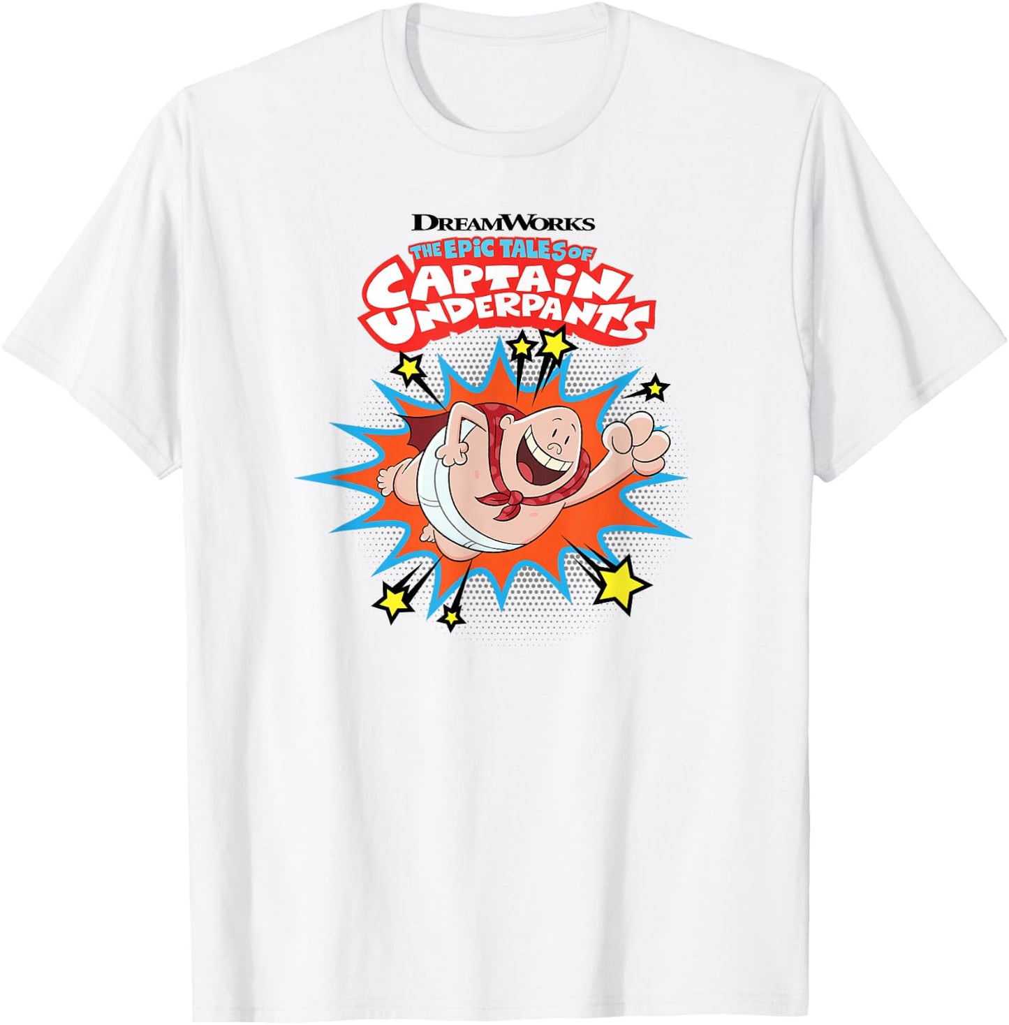 Captain Underpants The Epic Tales First Epic Film T-Shirt - T-Shirt | White