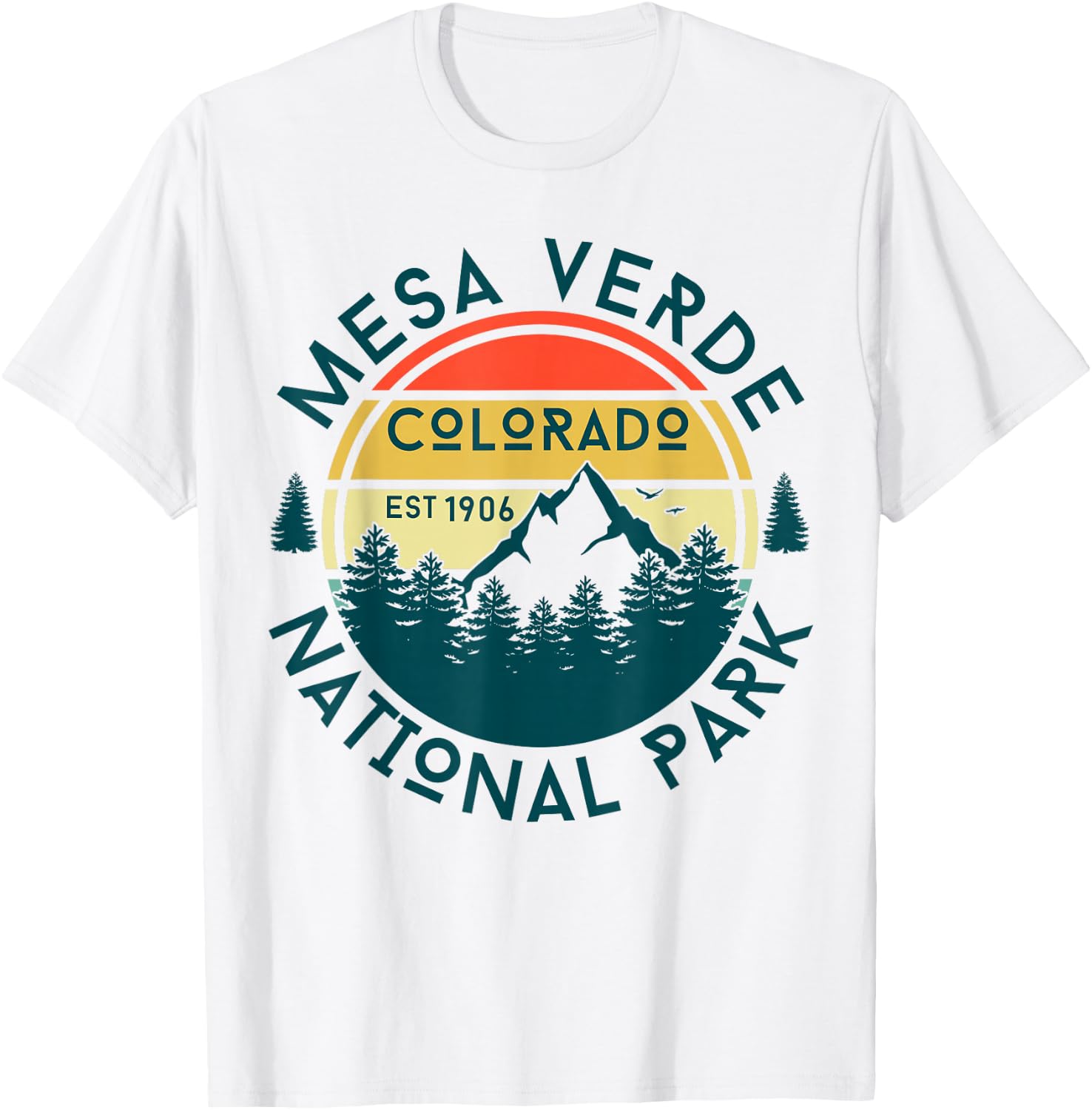Mesa Verde National Park Colorado Nature Hiking Outdoors T-Shirt - T-Shirt | White