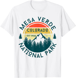 Mesa Verde National Park Colorado Nature Hiking Outdoors T-Shirt - T-Shirt | White