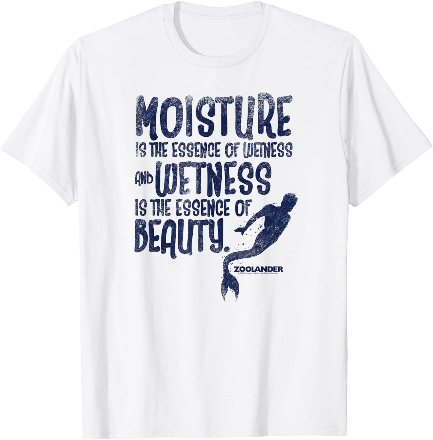 Zoolander Merman T-Shirt - T-Shirt | White