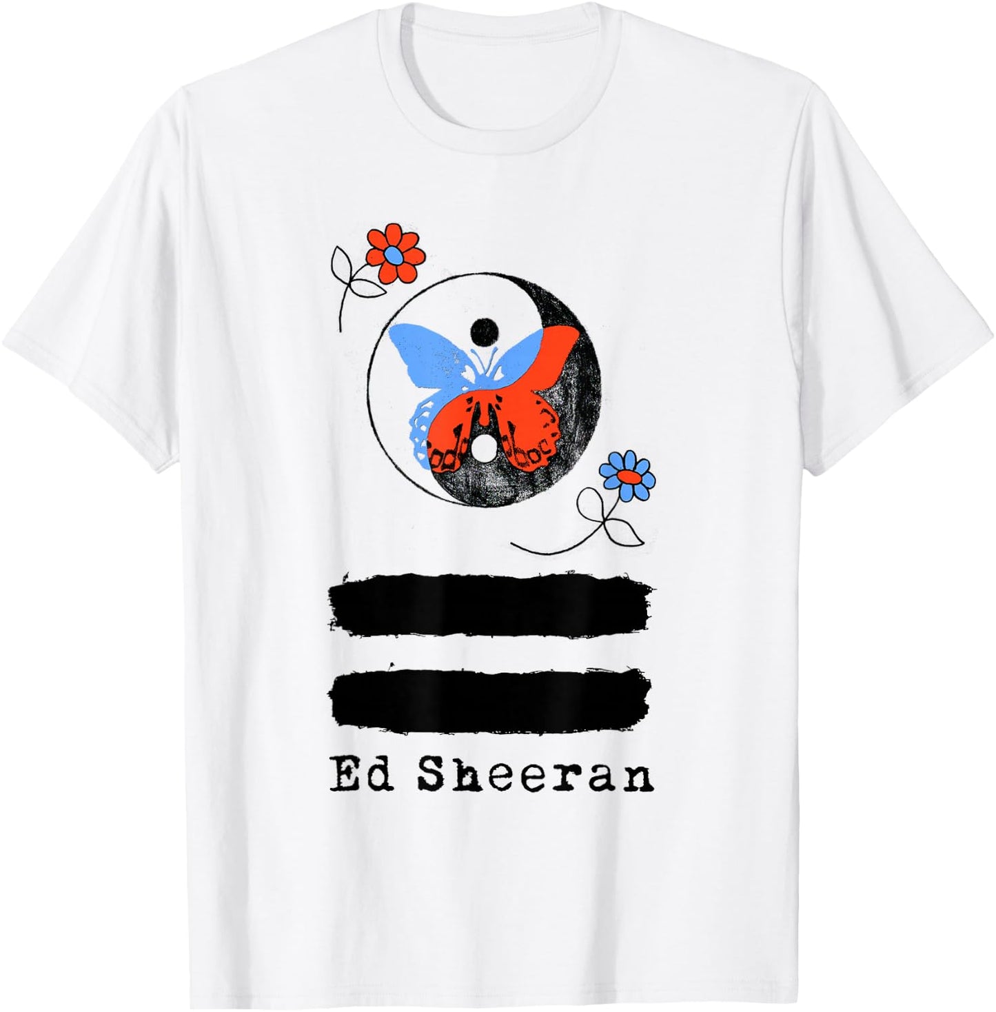 Ed Sheeran Ying Yang T-Shirt - T-Shirt | White