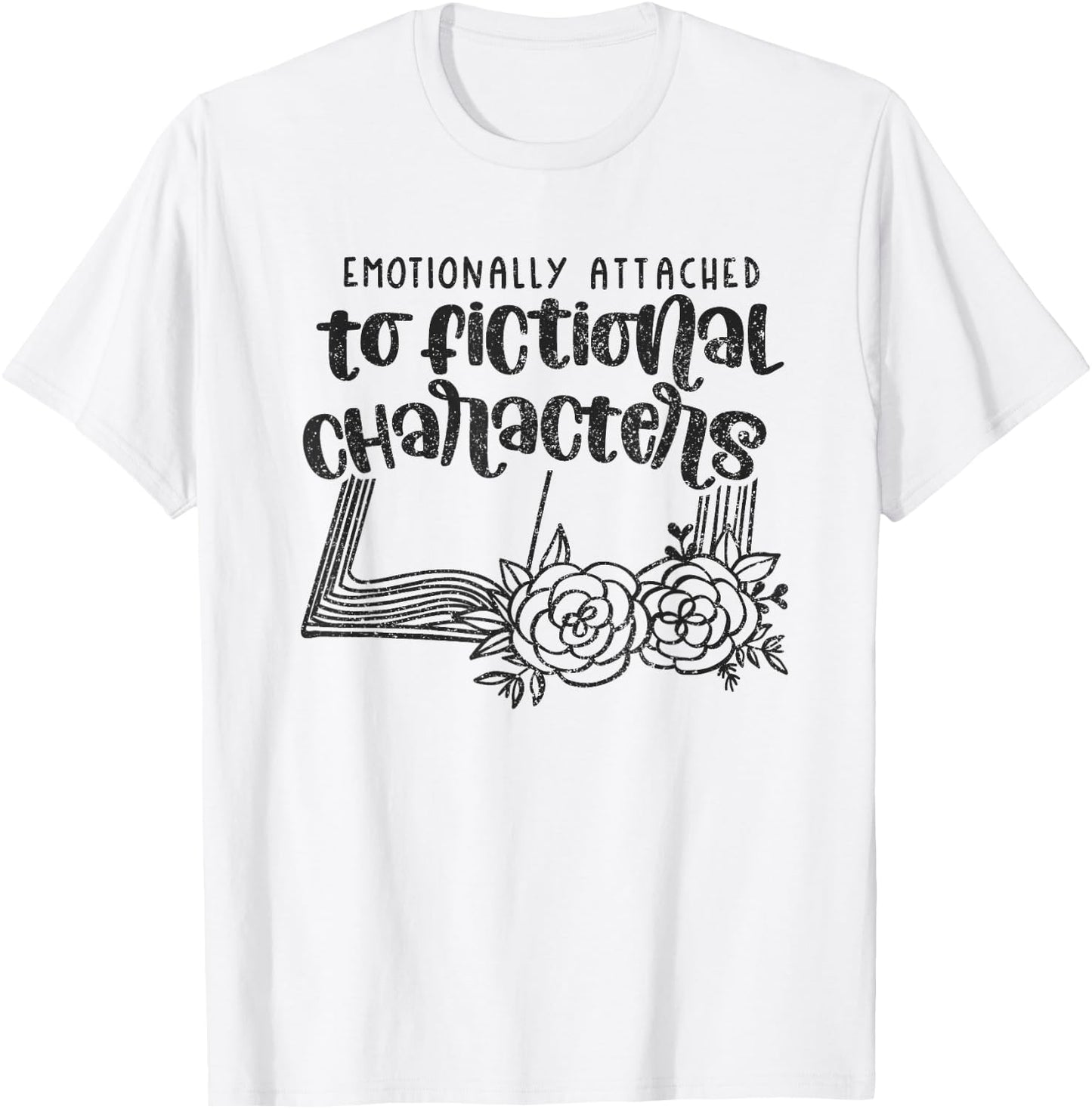 Emotional Reader Book Lover Saying Librarian Literature Gift T-Shirt - T-Shirt | White