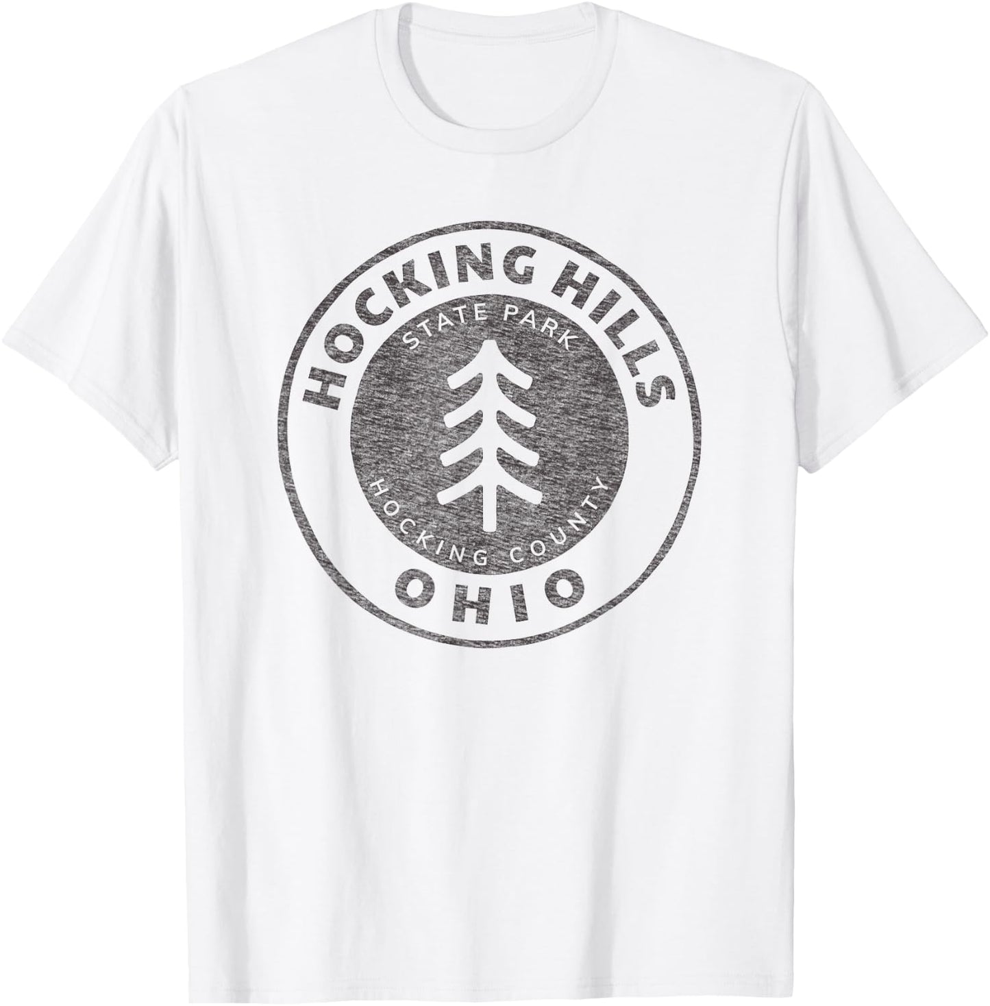 Retro Hocking Hills State Park Souvenir T-Shirt - T-Shirt | White