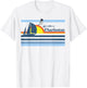 Charleston SC South Carolina Gift Beach Retro Vintage Sunset T-Shirt - T-Shirt | White