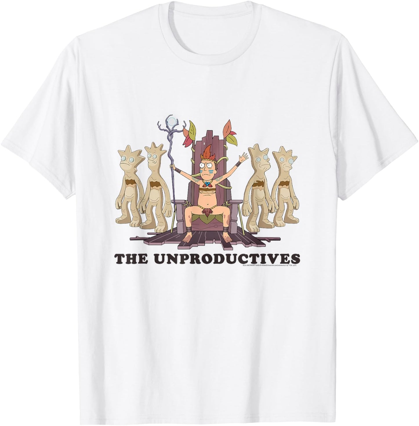 Rick and Morty The Unproductives T-Shirt - T-Shirt | White